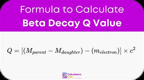 beta decay calculator.